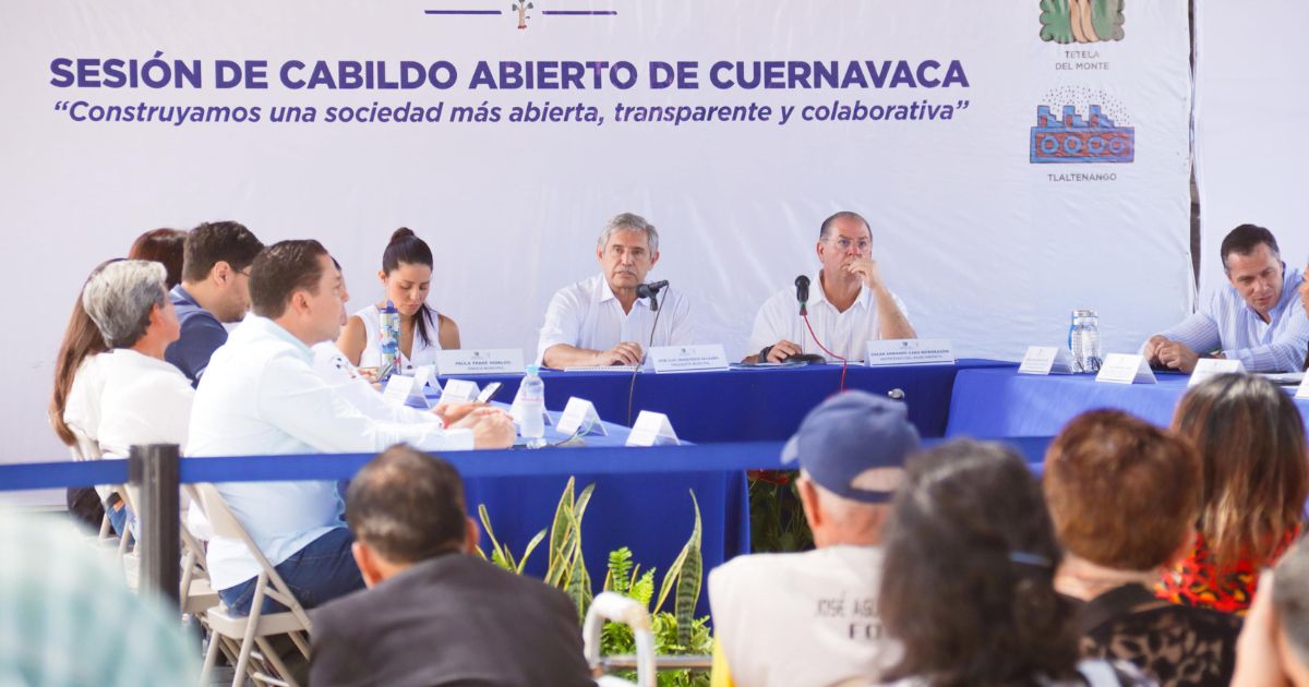 Cuernavaca fortalece la participación ciudadana con Cabildos Abiertos