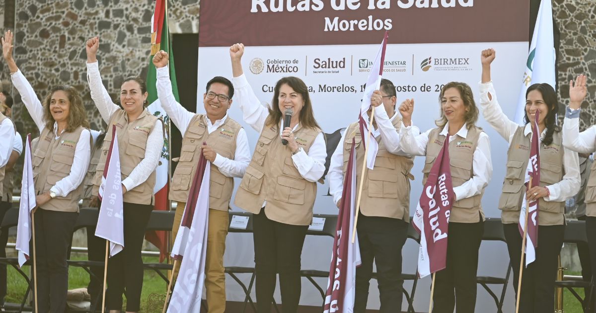 Arranca en Morelos estrategia “Rutas de la Salud” para garantizar abasto de medicamentos en el primer nivel de atención