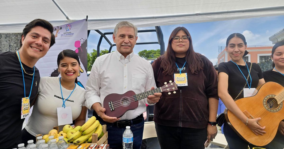 Realizan cuarta edición del Festival de la Juventud en el Centro de Cuernavaca
