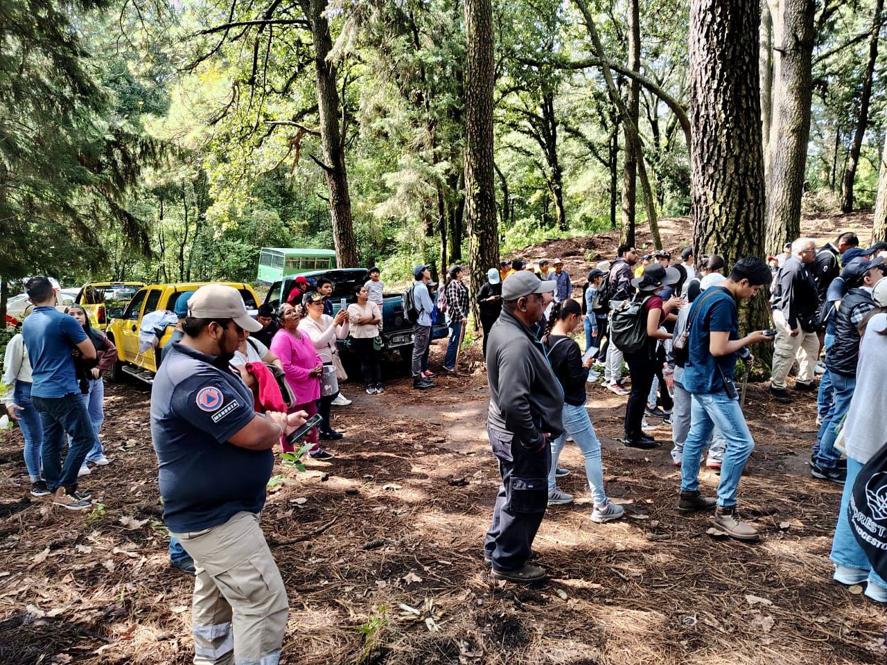 Reforestan Bosque de Ahuatepec con apoyo ciudadano e institucional en Cuernavaca