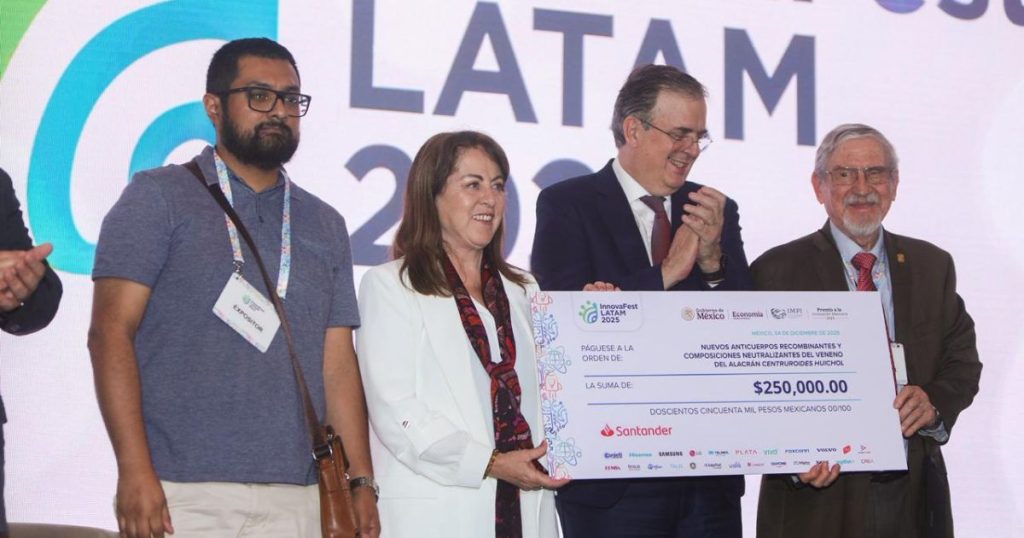 Entregan Margarita González Saravia y Marcelo Ebrard premios “IMPI a la Innovación Mexicana" y "Creadores del Futuro LATAM”