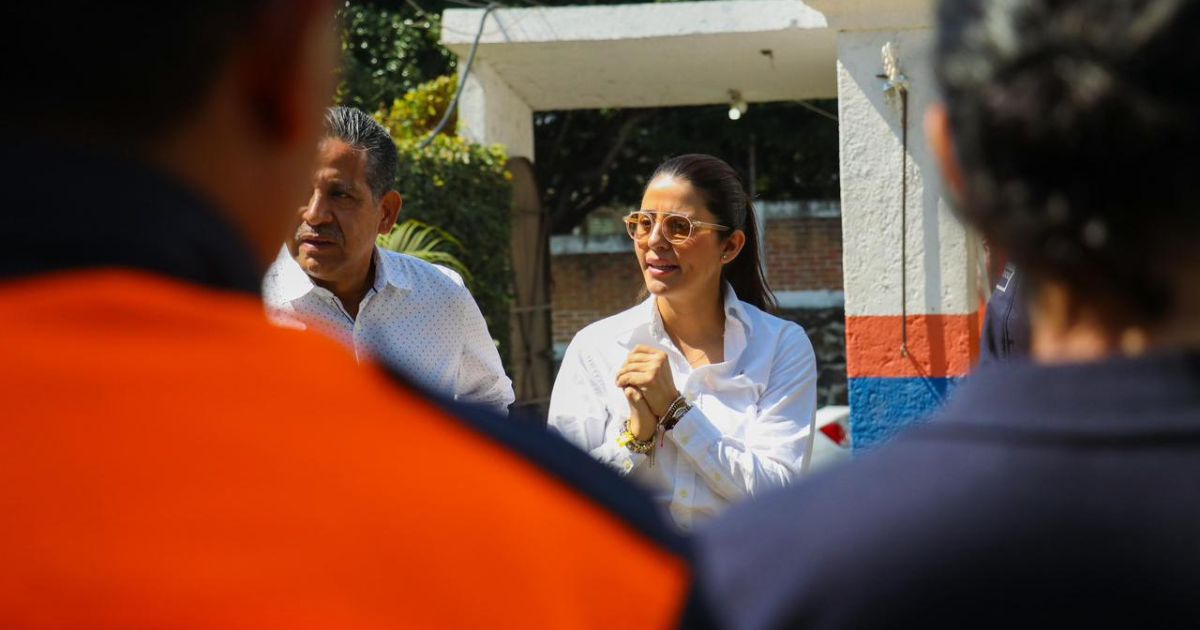 Paula Trade encabeza relevo en la Coordinación de Protección Civil de Cuernavaca