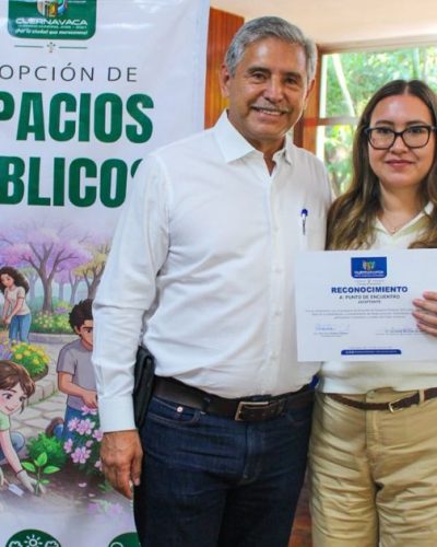 Empresas y ciudadanos adoptan parques y áreas públicas en Cuernavaca