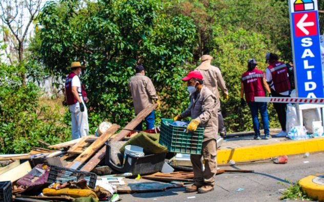 : ¡Más limpia y segura! Retiran 15 toneladas de basura en la Barranca Seca de Cuernavaca
