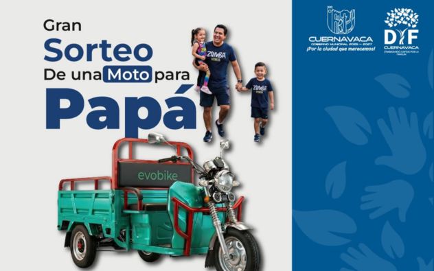 ¿Quieres estrenar moto? El DIF Cuernavaca lanza gran sorteo para consentir a papá en su día